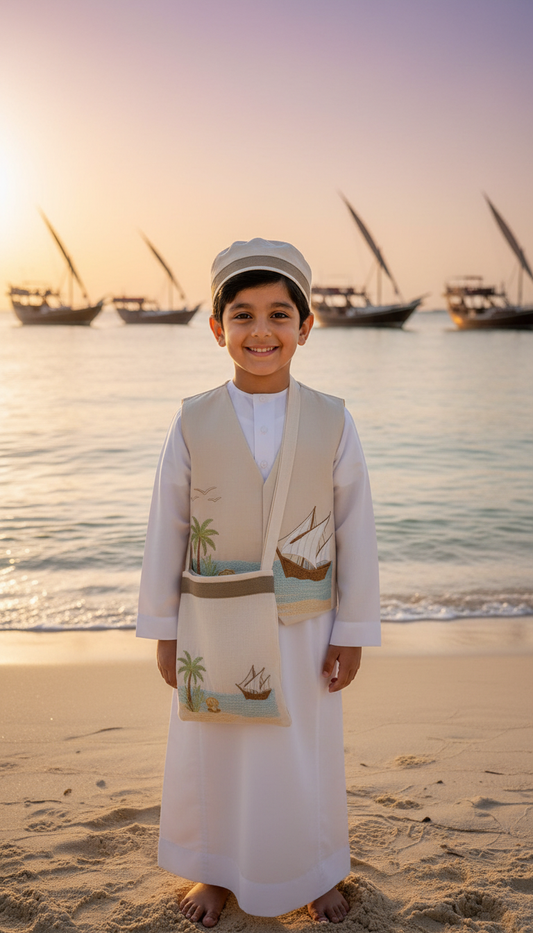 طقم صديري النوخذة (3 قطع)